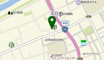 熊本市医師会 在宅ケアセンター 訪問看護ステーションの地図画像