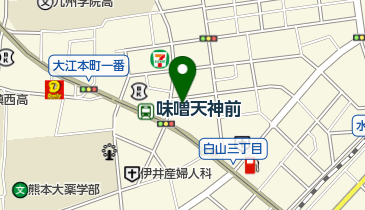 南九州税理士会熊本西・東支部の地図画像