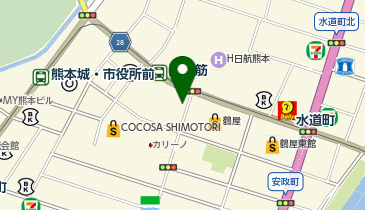 フラワーコンタクト通町筋店の地図画像