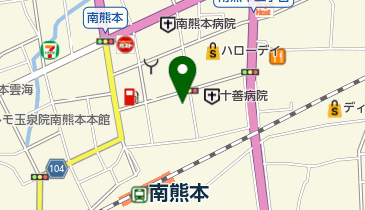 株式会社鈴花南熊本店の地図画像