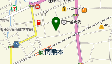 株式会社オーリック熊本店の地図画像