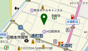 クイックリフォームサービス熊本店の地図画像
