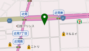 共立自動車工業株式会社の地図画像