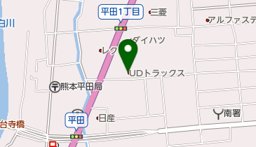 UDトラックス株式会社熊本部品の地図画像