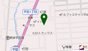 熊本ダイハツ販売株式会社部品部の地図画像