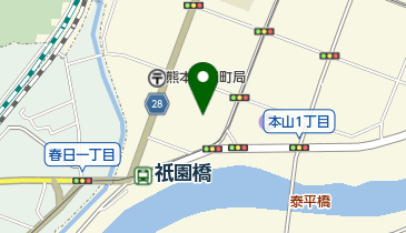 普賢寺の地図画像