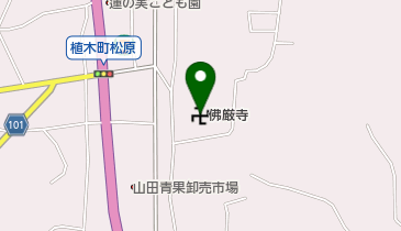 仏巌寺の地図画像