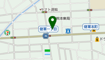 熊本市立 東部児童館の地図画像