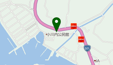 有限会社西村防災の地図画像