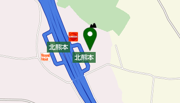 九州自動車道北熊本サービスエリア 下り線インフォメーションの地図画像