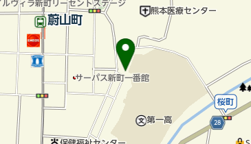 古城園の地図画像