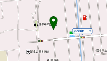 熊本県倉庫協会の地図画像