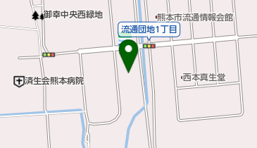 南熊本倉庫株式会社の地図画像