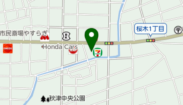 秋津斎場の地図画像