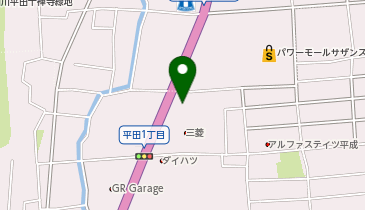 熊本三菱自動車販売株式会社本店中古車部の地図画像