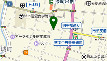 熊本県調理師会の地図画像