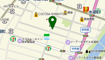 セコンド時計店の地図画像