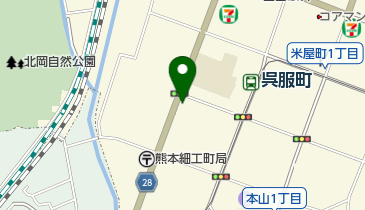 藤本塗料店の地図画像