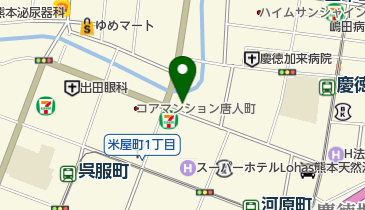 朝日プラザ鍛治屋管理室の地図画像