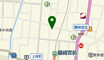 富士美容室の地図画像