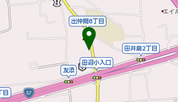 ヘアーメイクボンバーズの地図画像