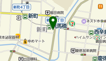 ベニス美容室の地図画像