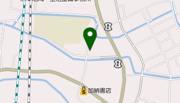 米田美容室の地図画像