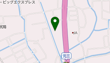 味のよねつの地図画像