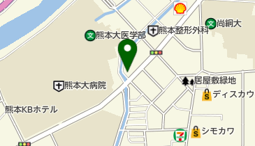 シモカワ 熊大前調剤薬局の地図画像