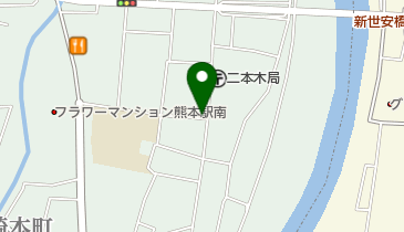 ジェノバ熊本二本木支店の地図画像