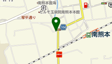 飯田理容の地図画像