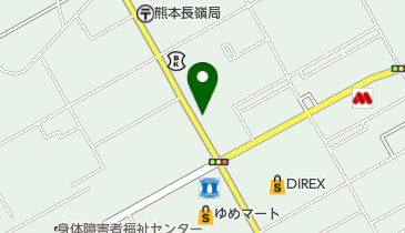 髪切屋の地図画像