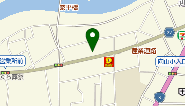 城下理容店の地図画像