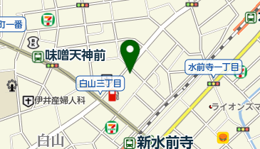 福田理容館の地図画像