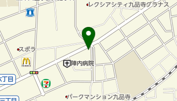 ヘアーサロン白山の地図画像
