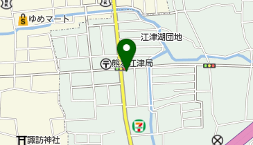 ヘアーサロンホープの地図画像