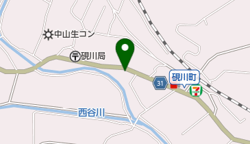 本田理容店の地図画像