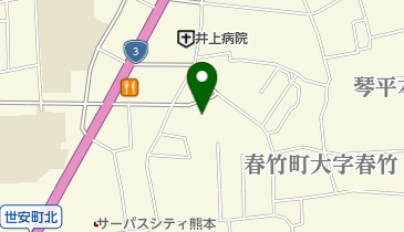 前田理容店の地図画像