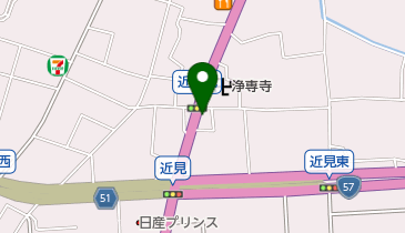 理容織田の地図画像