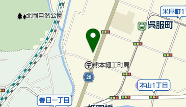 理容室北岡の地図画像