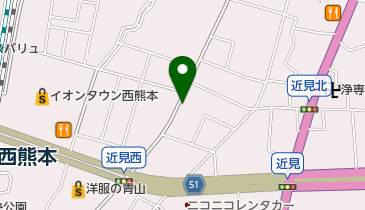 理容たんぽぽの地図画像