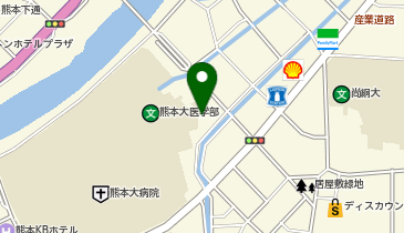 熊本県労働会館の地図画像
