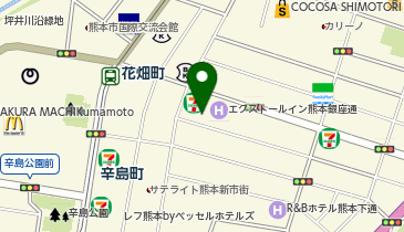 ステーキハウスバロンの地図画像