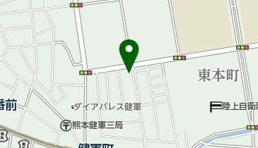 ピザポケット 健軍店の地図画像