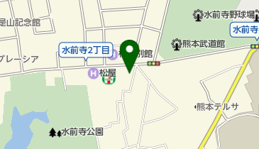 ふぐ乃小川 水前寺本店の地図画像