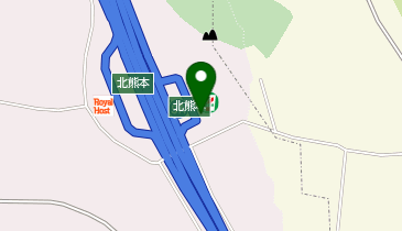 九州自動車道北熊本サービスエリア下り線の地図画像