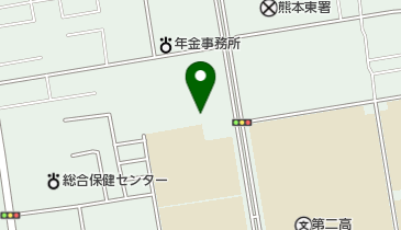 九州運輸局熊本運輸支局 自動車整備・検査受付関係の地図画像