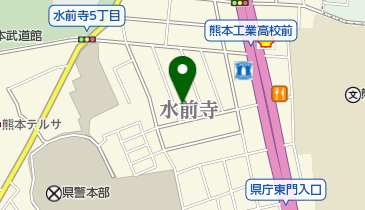 熊本県庁 熊本県在熊機関 企業局 発電総合管理所の地図画像