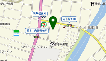 熊本県庁 熊本県在熊機関 健康福祉部 総合福祉センターの地図画像