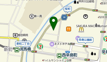 熊本県物産振興協会の地図画像